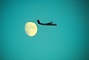 Flying to the moon