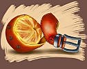 РЕМЕНЬ ИЗ АПЕЛЬСИНОВОЙ КОЖИ )