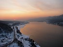 Закат над Енисеем
