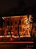 Зима в свете городских огней