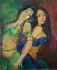 две танцовщицы. холст, масло. 60х50. 2009.