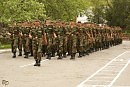 Президентская гвардия на плацу.
