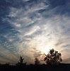 Тонуло солнце в облаках