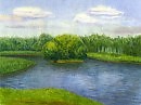 Пруд в Кусково