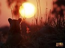 Купаясь пеной облаков ...