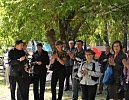 В городском саду играет духовой оркестр