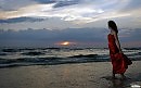 The Lady in red