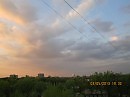 Май. Зарево заката