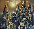 Дорога в лунную ночь