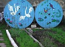 Украшение для глаза и души в огороде