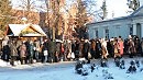 Крещение. За святой водой.