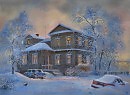 Городская окраина, бум, темпера, 40-50 см