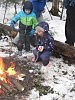 Огонек в лесу