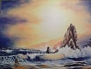 Вечер на море. 45х60. Масло. 2014г. 120 $..