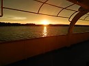 закат на Рыбинском водохранилище