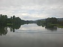 5. Путешествие в Канаду. День третий, Канада.       Сказочной красоты озеро – “Three Valley Gap”