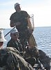 на рыбалке