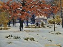 Ранний снег. худ. Константин Крыжицкий