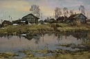 Вечер.Апрель двп.м 39х60 2009