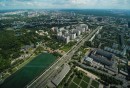Москва с Останкинской телебашни