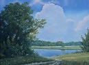 ЛЕТНИЙ ПОЛДЕНЬ, КУРСКАЯ ОБЛАСТЬ, РЕКА СЕЙМ.