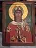 ВЕЛИКОМУЧЕНИЦА ВАРВАРА дерево, левкас,яичная темпера, минеральные красители,сусальное золото, 185 х 255мм..