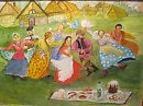 Праздник светлой пасхи на селе