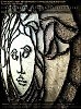 KAGADATO. Stained glass in door - VERSACE