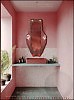 KAGADATO. Wall light mirror - PINK GLOSSY PORSCHE