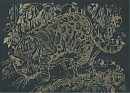 Гравюра "Бенгальская кошка"