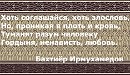 Хоть соглашайся, хоть злословь