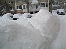 Наш двор после снегопада.