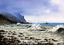 № 72  Тучи над морем.  2014 г. Холст, масло. 50 х 70 см.
