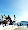 Весна в Тобольске. Кремль и Красная площадь. 17 марта 2024 г.