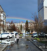Радуга над городом сегодня 🏙️🌈🌞