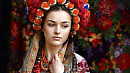 Чорнії брови, карії очі