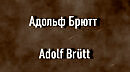 Адольф Брютт Adolf Brütt биография работы